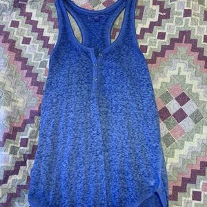 Blue AE tank top